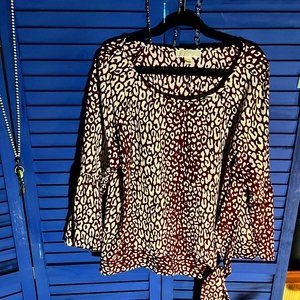 Sweetheart Tie Blouse SZ XL Perfect for Valentine's Day